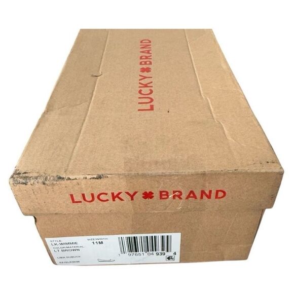 Lucky Brand Tan Flats with Classic Design Wimmie Light Brown Ballet Flats - Picture 15 of 16